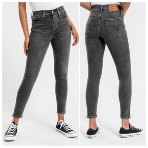 Levi’s Wedgie High Rise Button Fly Skinny Jeans 27